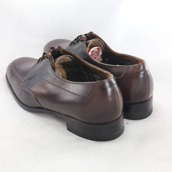 VTG FLORSHEIM Blucher Apron Toe Oxford Shoes Sz 10 N Men - Picture 4 of 8